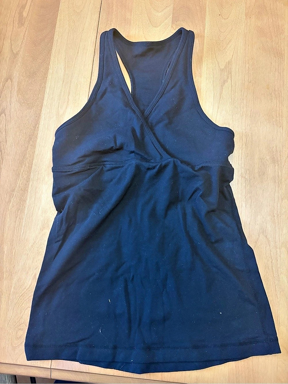 lululemon Wrap It Up Tank Black Athletic Tank Top